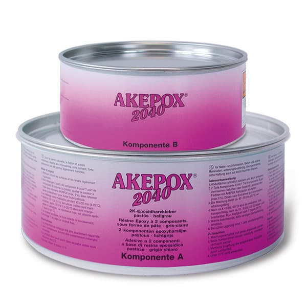 Клей Akepox 2040 пастообразный светло-серый Akemi AKEPOX 2040 10606