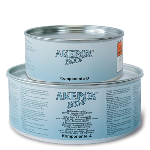 Клей в картридже 5010 Mix прозрачный молочный Akemi AKEPOX 5010 Gel mix 10684