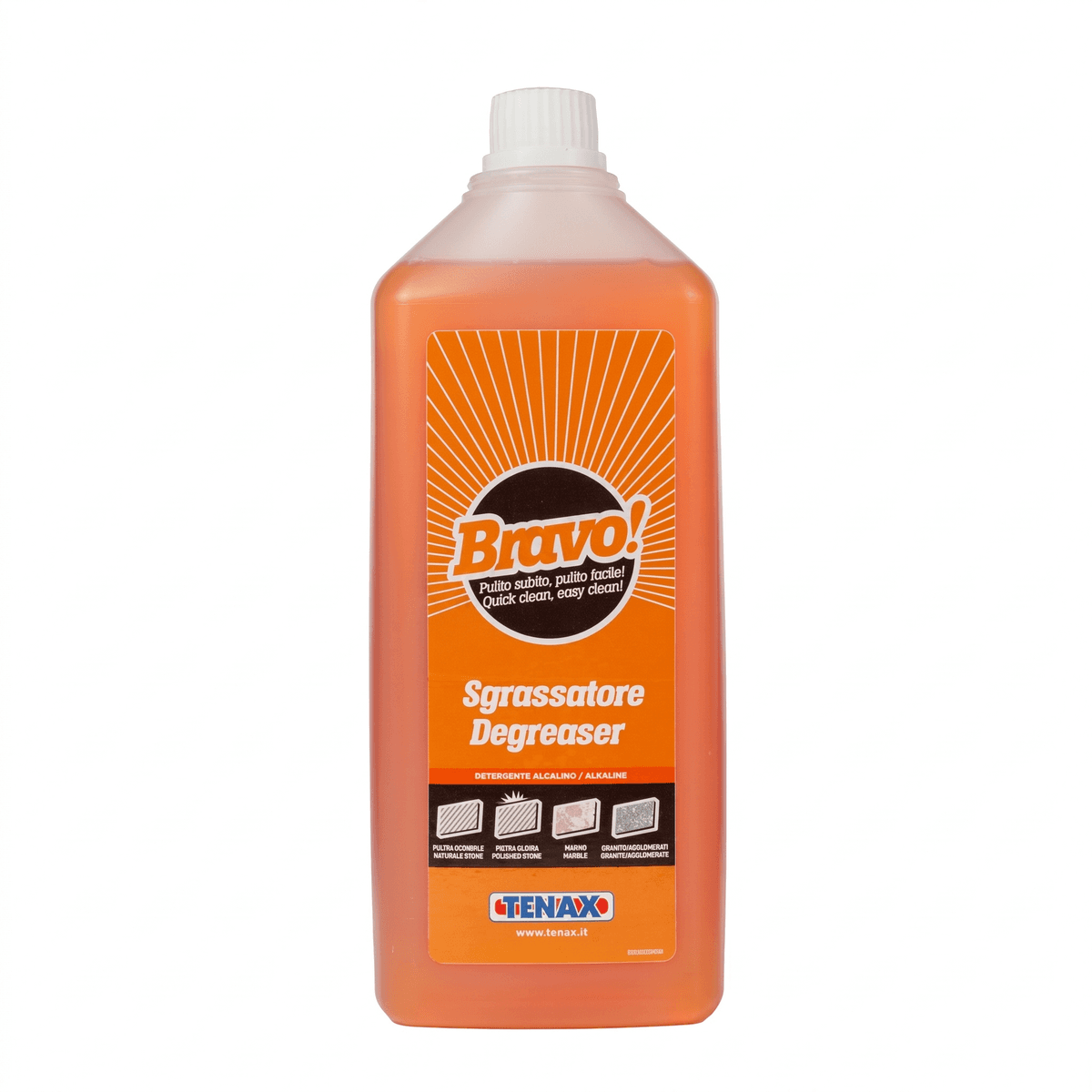 Очиститель Bravo Sgrassatore (щелочной) (1л) TENAX 39200007