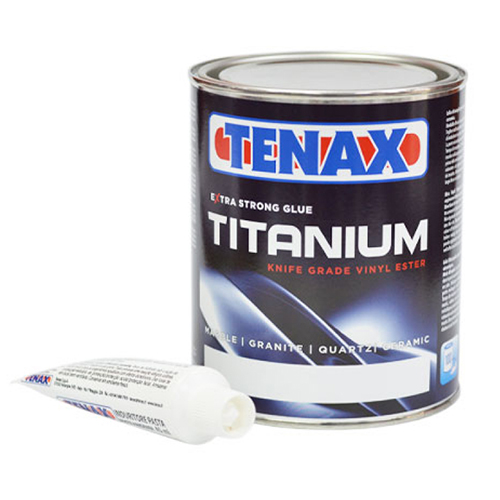 Клей-мастика TENAX Titanium Extra Clear 1,0 л (суперпрозрачный/густой) 039.210.7502